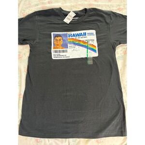 Ripple Junction Superbad McLovin T-Shirt Mens M Black New Hawaii License Graphic